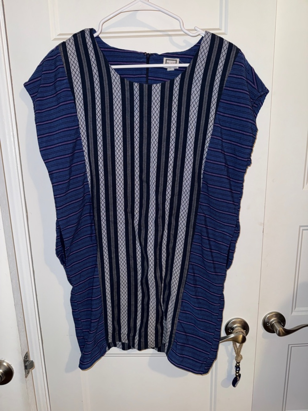 Blue Striped Women's Dress